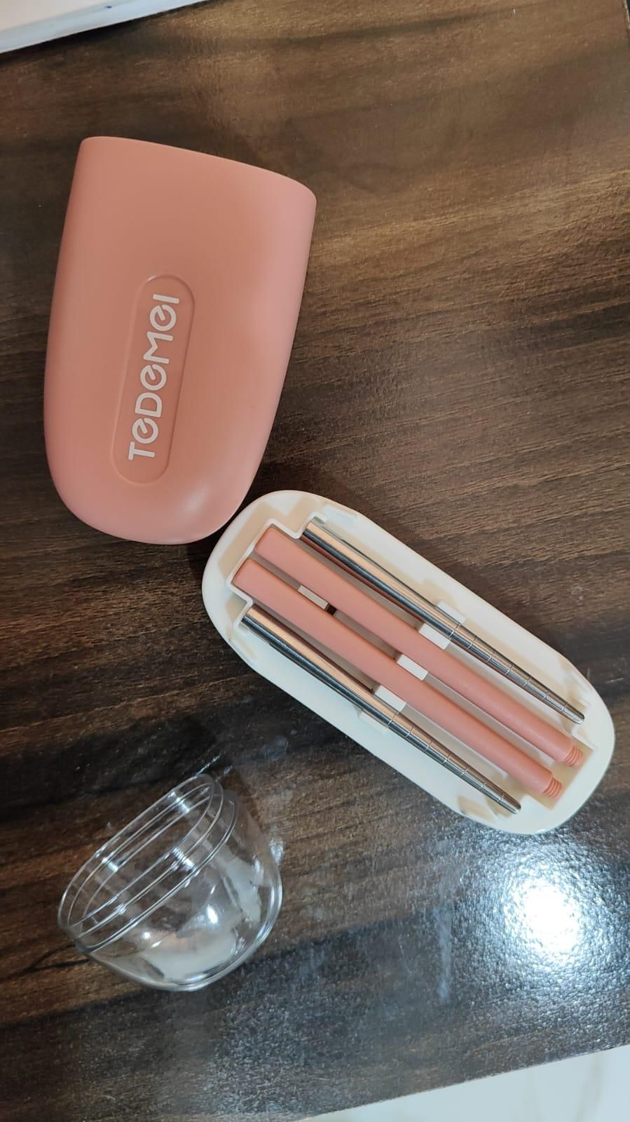 Portable Stainless Steel Spoon & Chopsticks Set – Travel, Office & Camping Cutlery