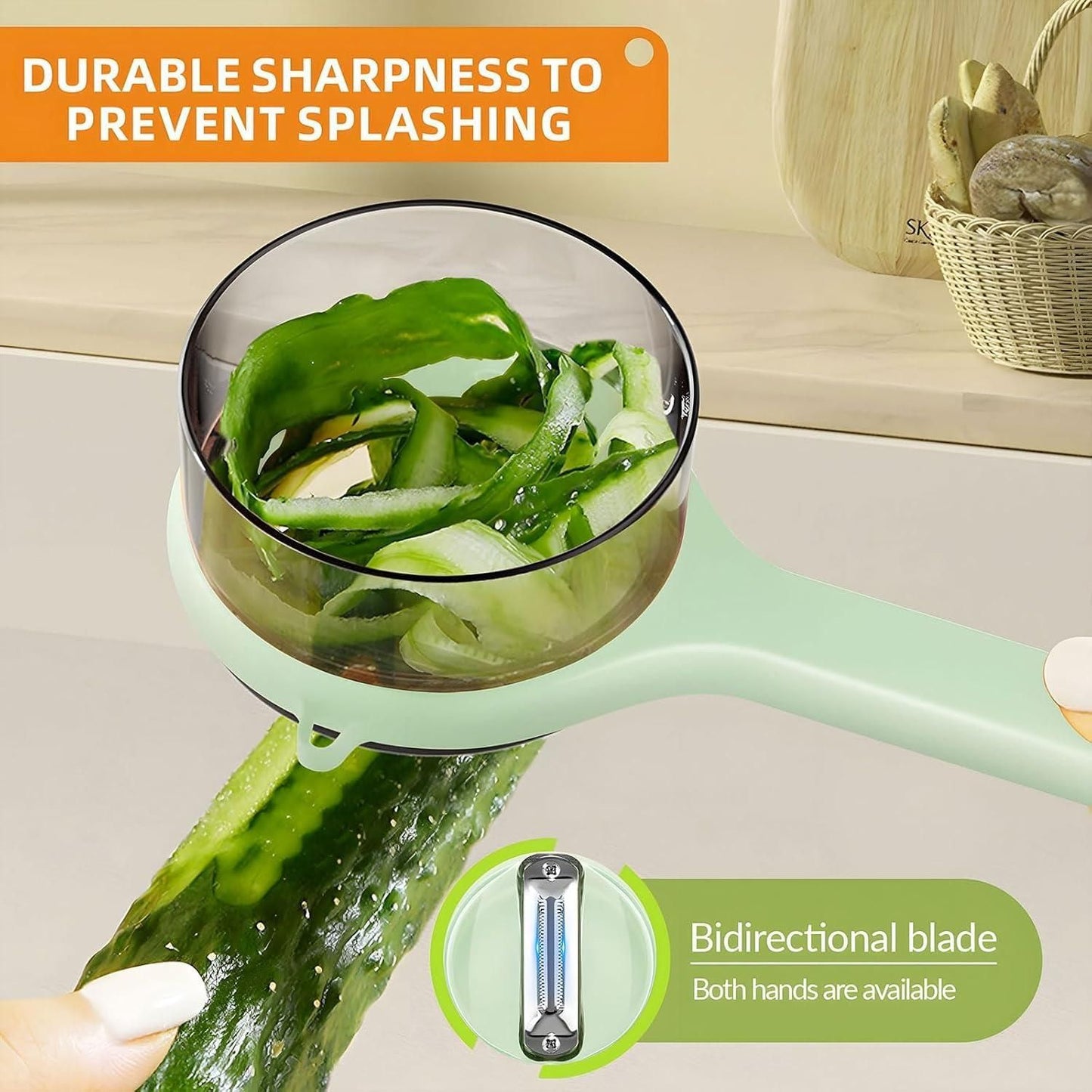 Smart Multi-Purpose Kitchen Peeler with Peel Storage Box