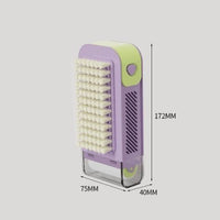 Multifunctional Non-Slip Soap Box with Built-In Brush & Foam Maker