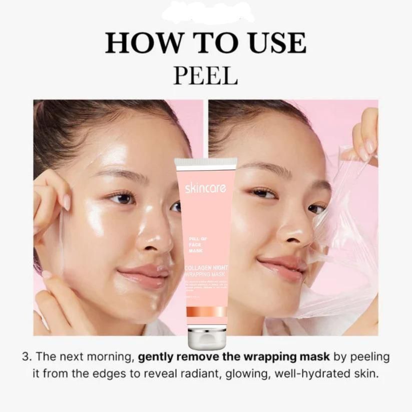 GlowLift Collagen Night Peel-Off Mask (Pack of 2)
