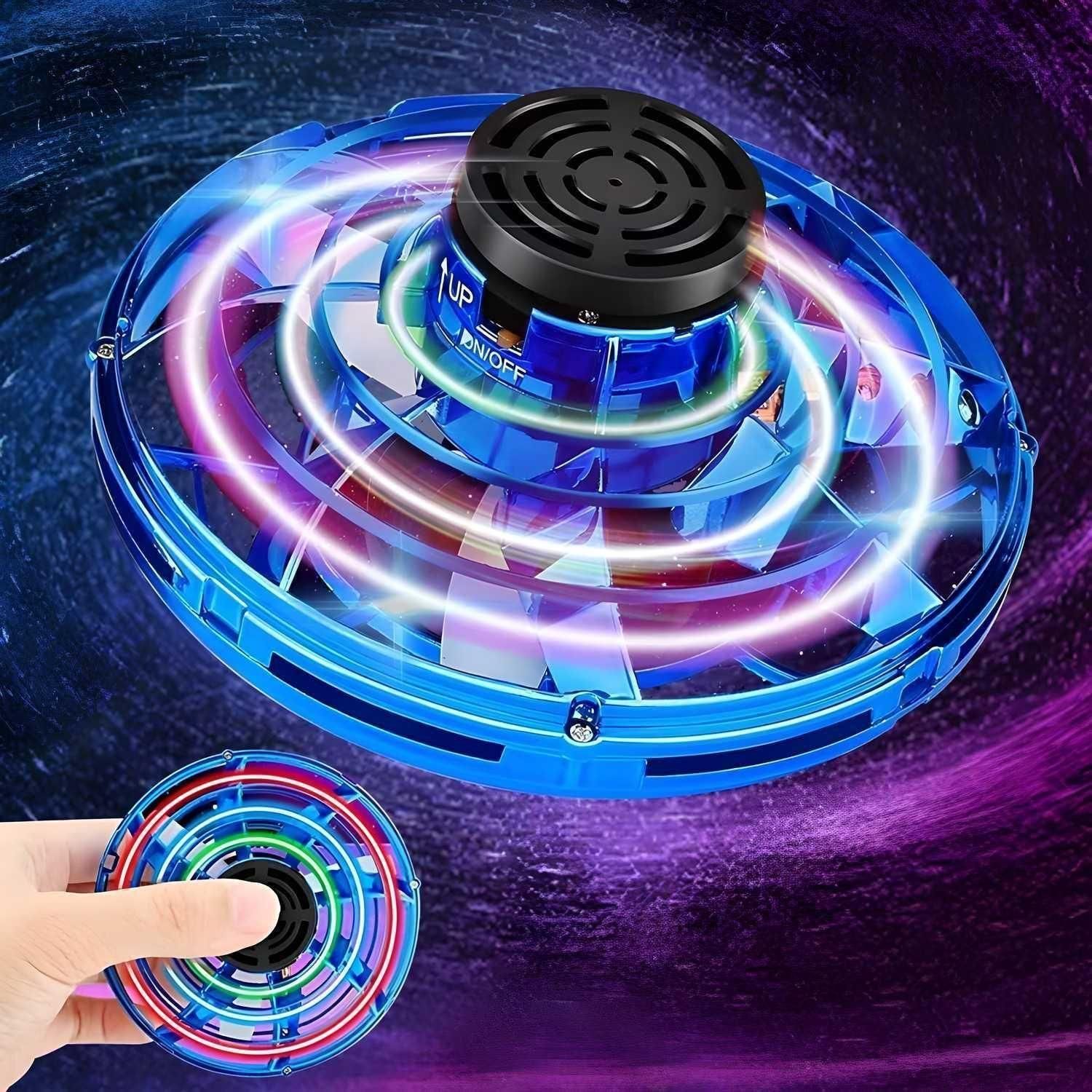 Magic Flying Orb Spinner Toy – Colorful Hover & Spin Outdoor Fun for Kids (Multicolor)