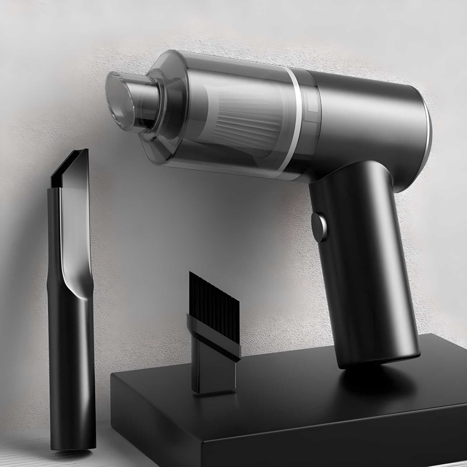 Portable Wireless Air Duster & Mini Vacuum Cleaner