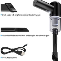 Portable Wireless Air Duster & Mini Vacuum Cleaner