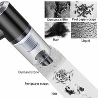 Portable Wireless Air Duster & Mini Vacuum Cleaner