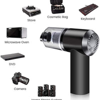 Portable Wireless Air Duster & Mini Vacuum Cleaner