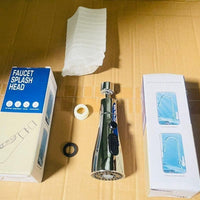 3-Mode Kitchen Sink Faucet – Stainless Steel, High-Pressure Spray